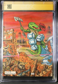 After The Bomb TMNT Supplement Palladium Books Signed  Kevin Eastman CGC SS 7.5
