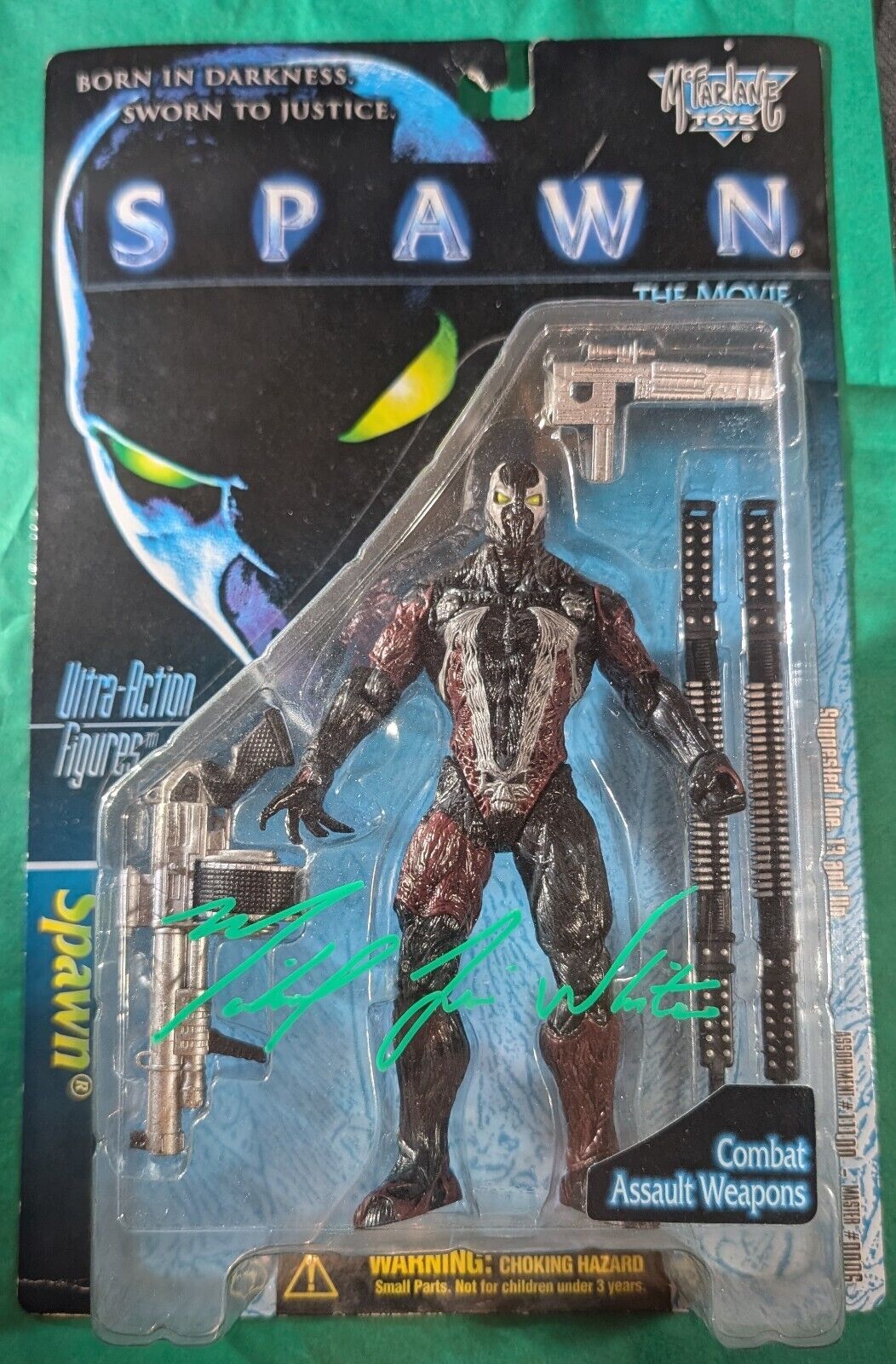 Mcfarlane Spawn The Movie action figures Spawn Signed by Michael Jai White
