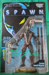 Mcfarlane Spawn The Movie action figures Spawn Signed by Michael Jai White