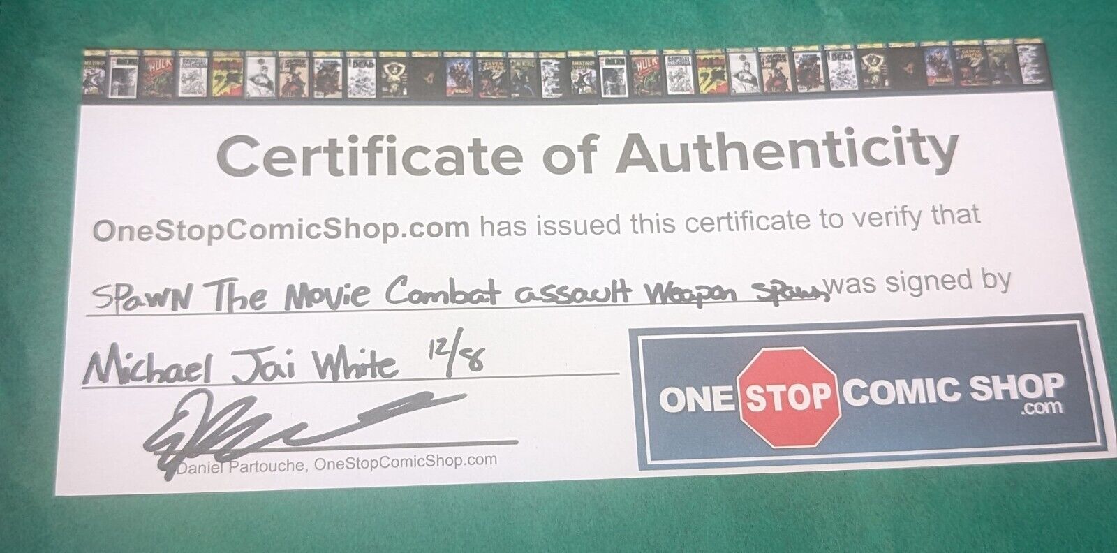 Mcfarlane Spawn The Movie action figures Spawn Signed by Michael Jai White