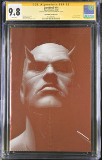 Daredevil #14 CGC SS 9.8 JTC Foil Variant  Signed By John T Christopher