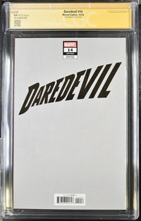 Daredevil #14 CGC SS 9.8 JTC Foil Variant  Signed By John T Christopher