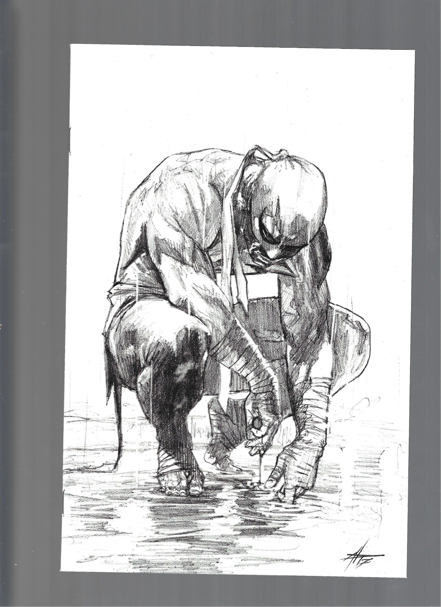 Iron Fist #1 (2017) Dell'Otto Virgin Sketch Variant Exclusive NM (LF006)