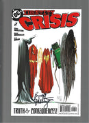 IDENTITY CRISIS #7 Signed by Brad Meltzer  VF/VF+  (LF007)