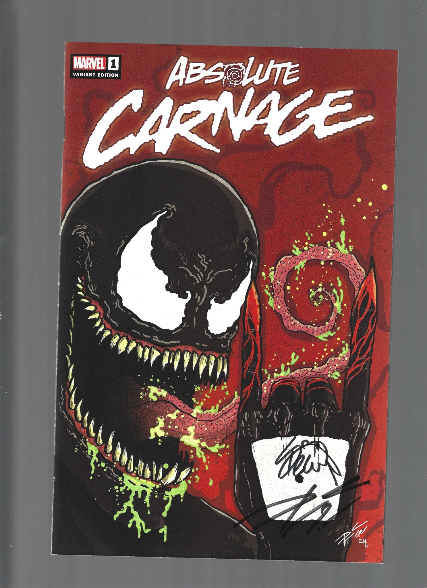Absolute Carnage #1 2019 Midtown Exclusive Sig. by Cates & Stegman VF/NM (LF007)