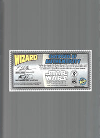 Star Wars Episode 1 Wizard Special Edition #1/2 w/COA NM  (LF007)