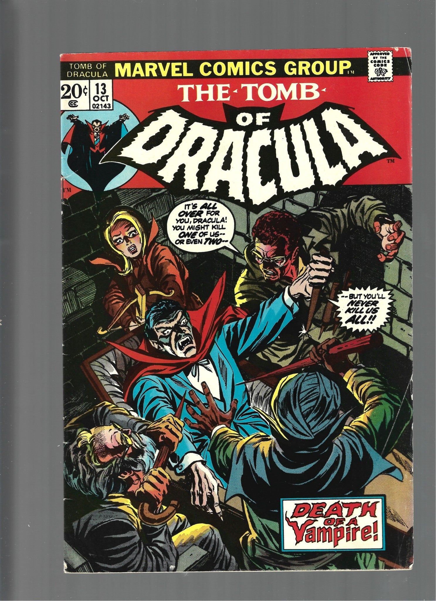 Tomb of Dracula #13 Origin of Blade VG/FN (LF007)