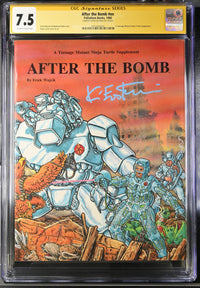 After The Bomb TMNT Supplement Palladium Books Signed  Kevin Eastman CGC SS 7.5