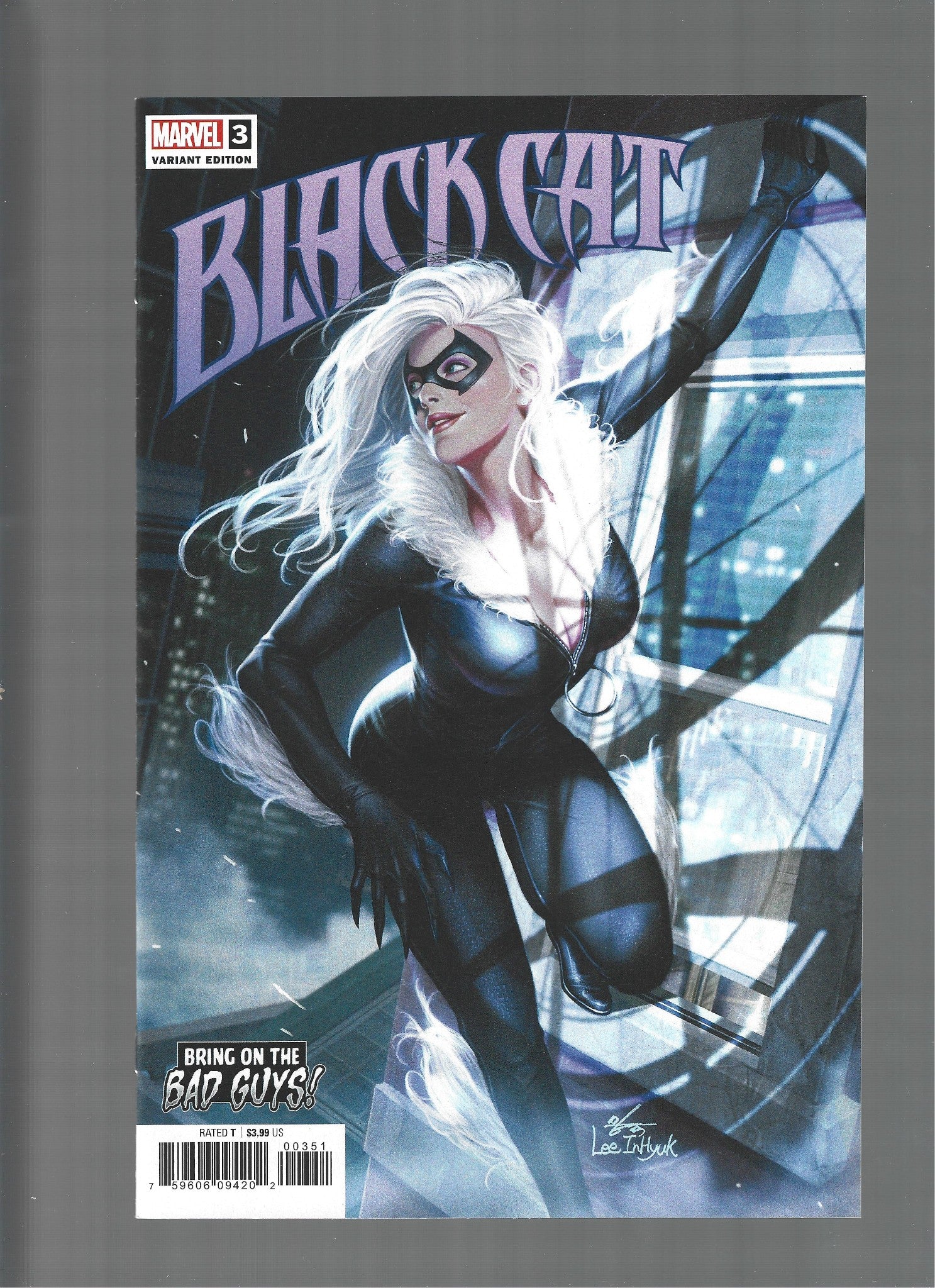 BLACK CAT #3 INHYUK LEE Variant   NM  (LF007)
