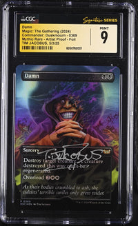 Magic the Gathering DAMN Foil Artist Proof CGC SS 9 (Duskmourn Commander)