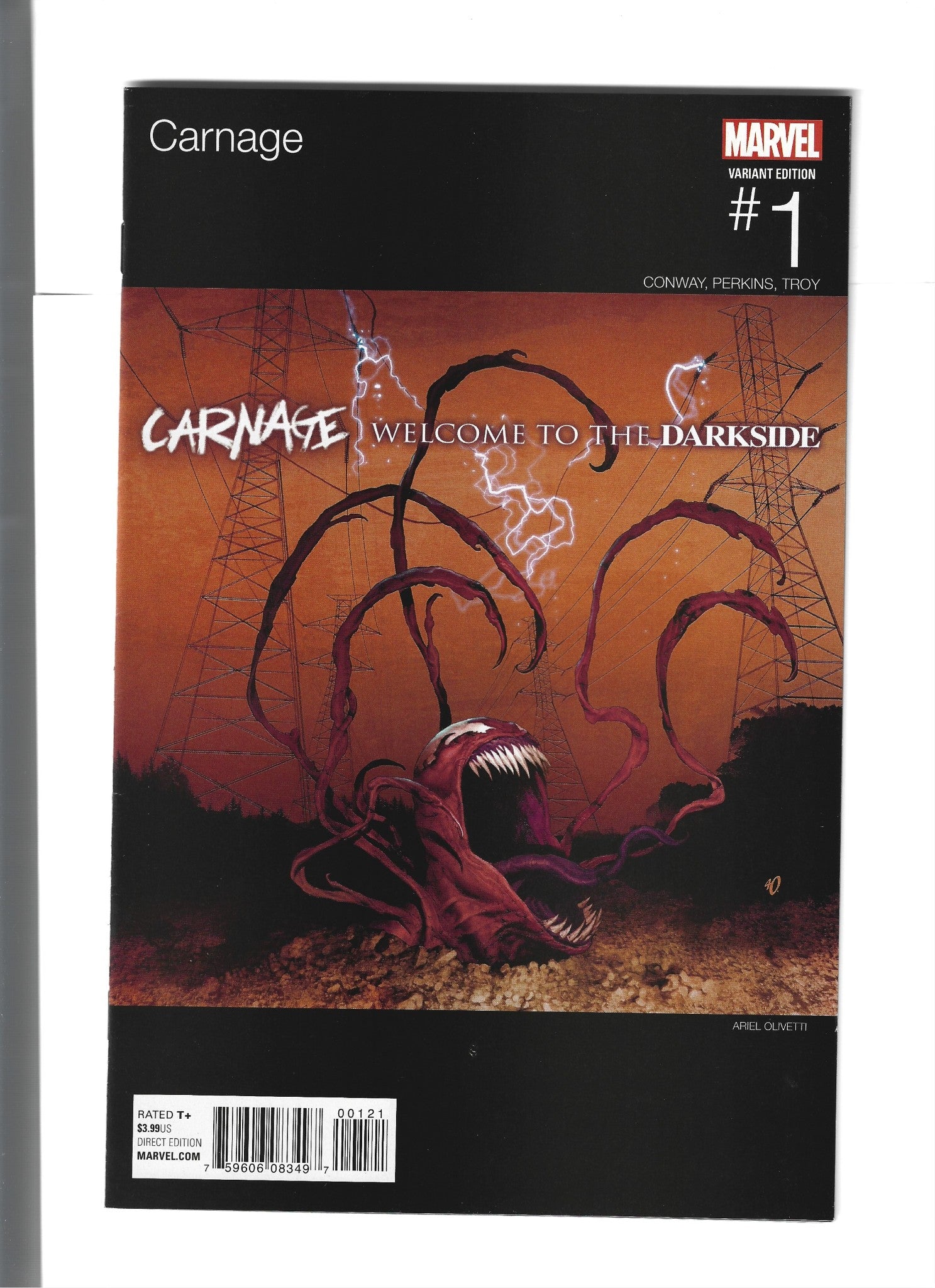 Carnage #1 Marvel Comics Hip-Hop Variant (Dare Iz a Darkside Redman) NM (H004)
