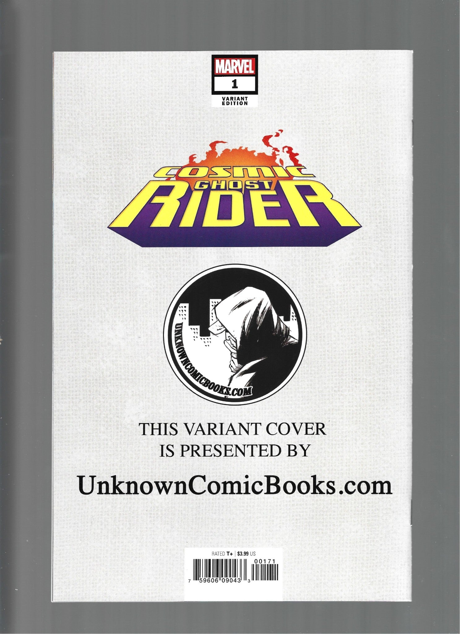 COSMIC GHOST RIDER #1 SIGNED DONNY CATES UNKNOWN COMICS Variant NM  (LF007)