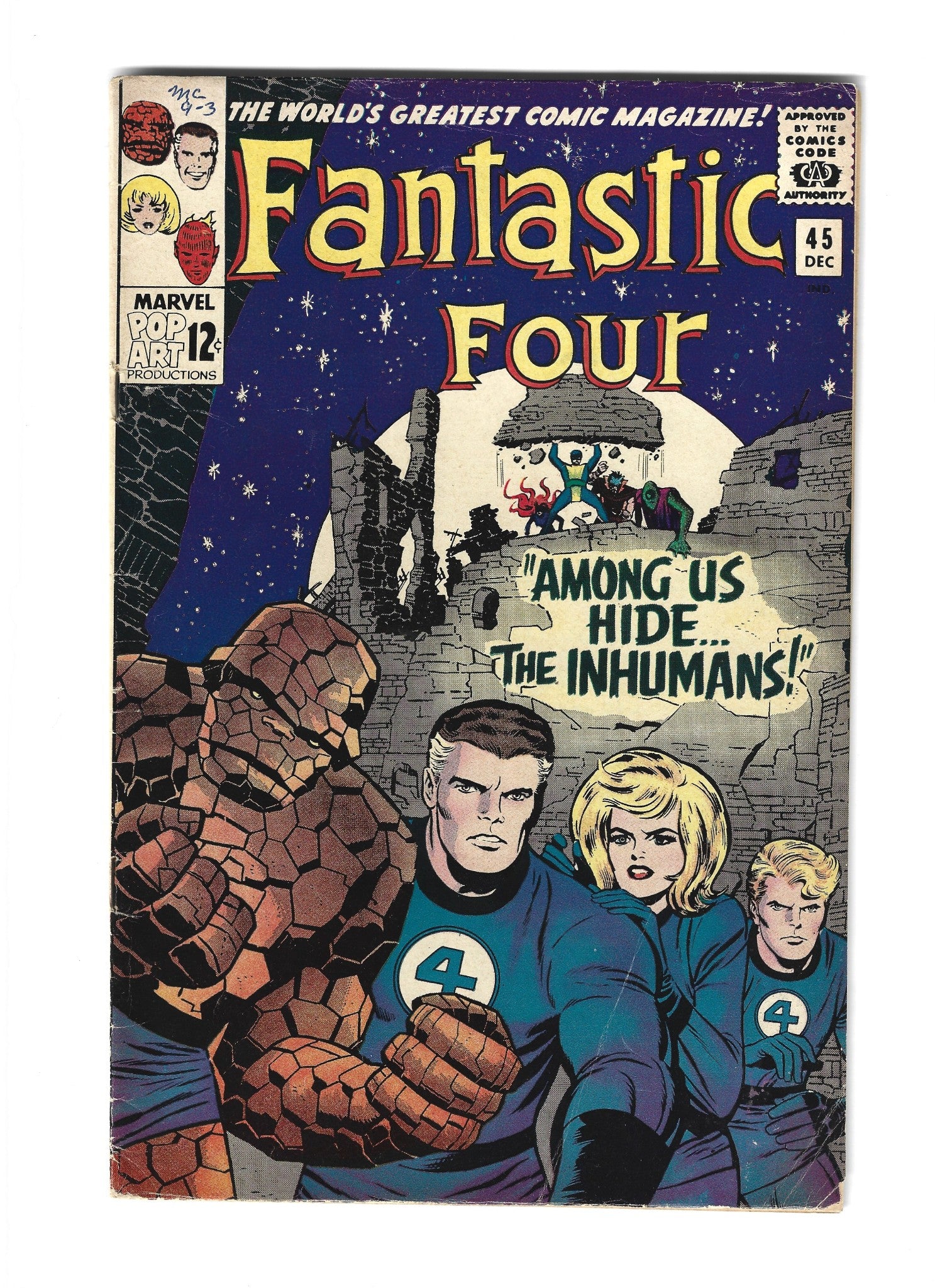 Fantastic Four #45 First Inhumans VG WE COMBINE! (LF005)