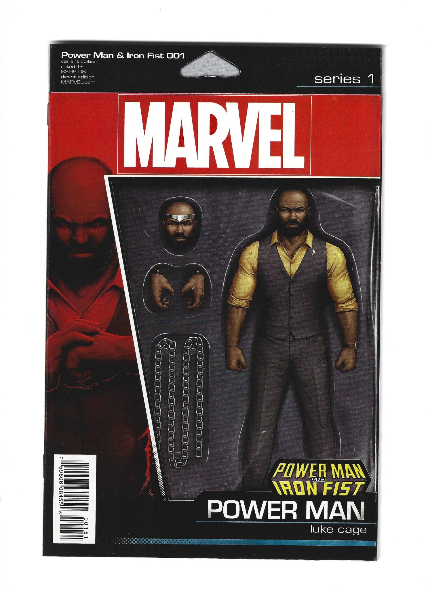 Power Man and Iron Fist #1 Marvel Luke Cage  Action Figure Variant VF/NM (LF005)
