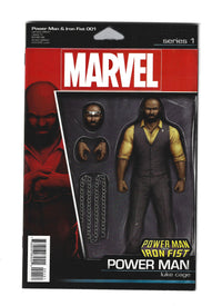 Power Man and Iron Fist #1 Marvel Luke Cage  Action Figure Variant VF/NM (LF005)