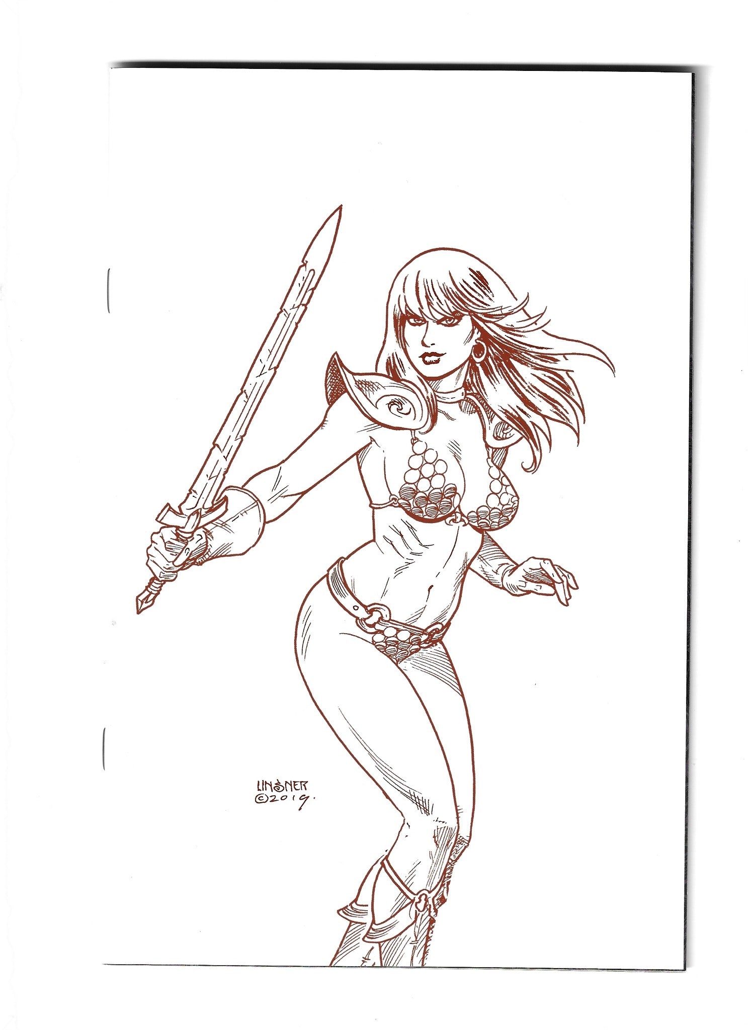 Red Sonja #14 Blood Red Virgin Variant (LF006)