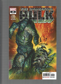 THE IMMORTAL HULK # 19 Alex Ross Variant Signed by Al Ewing NM  (LF007)