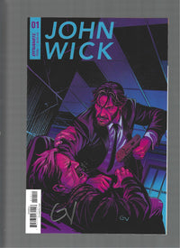 John Wick #1 (Dynamite Comics) Cover A Signed By Giovanni Valletta NM  (LF007)