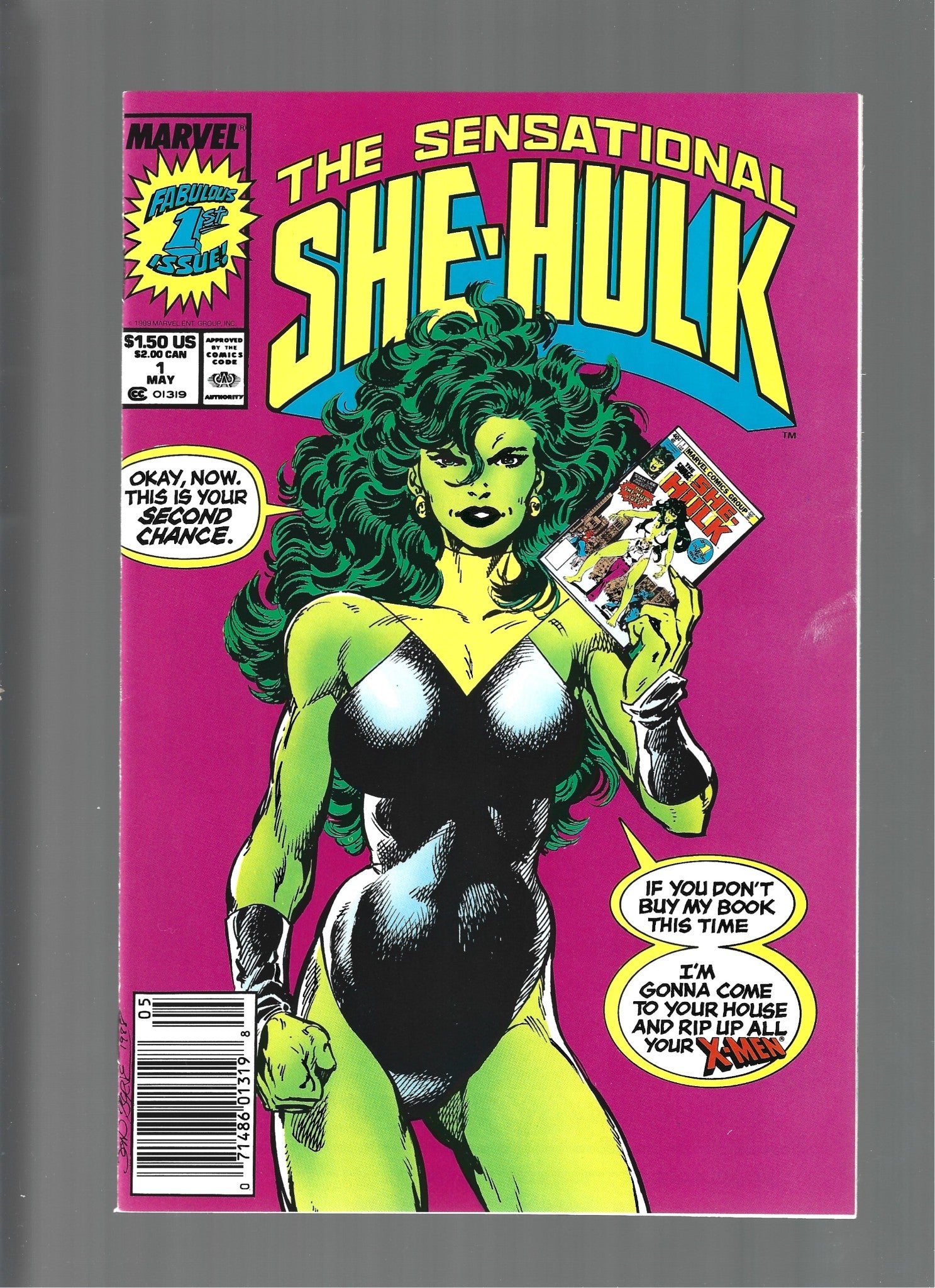 Sensational She-Hulk #1 (1989) VF/VF+ (LF007)