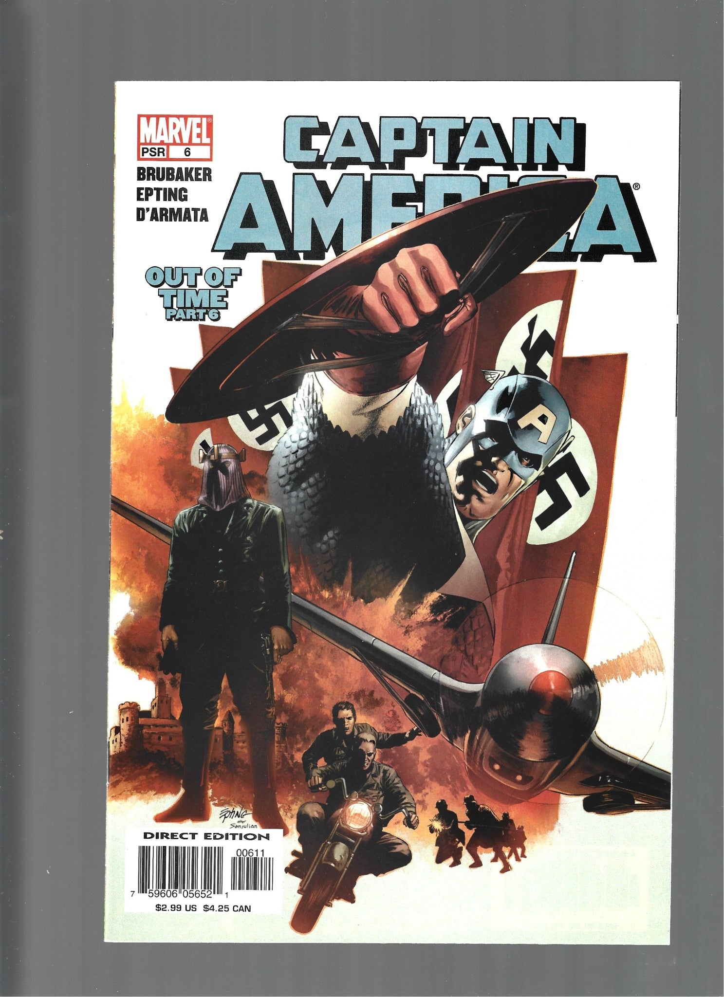 Captain America #6  1st Full App of Bucky Barnes as Winter Soldier NM (LF007)