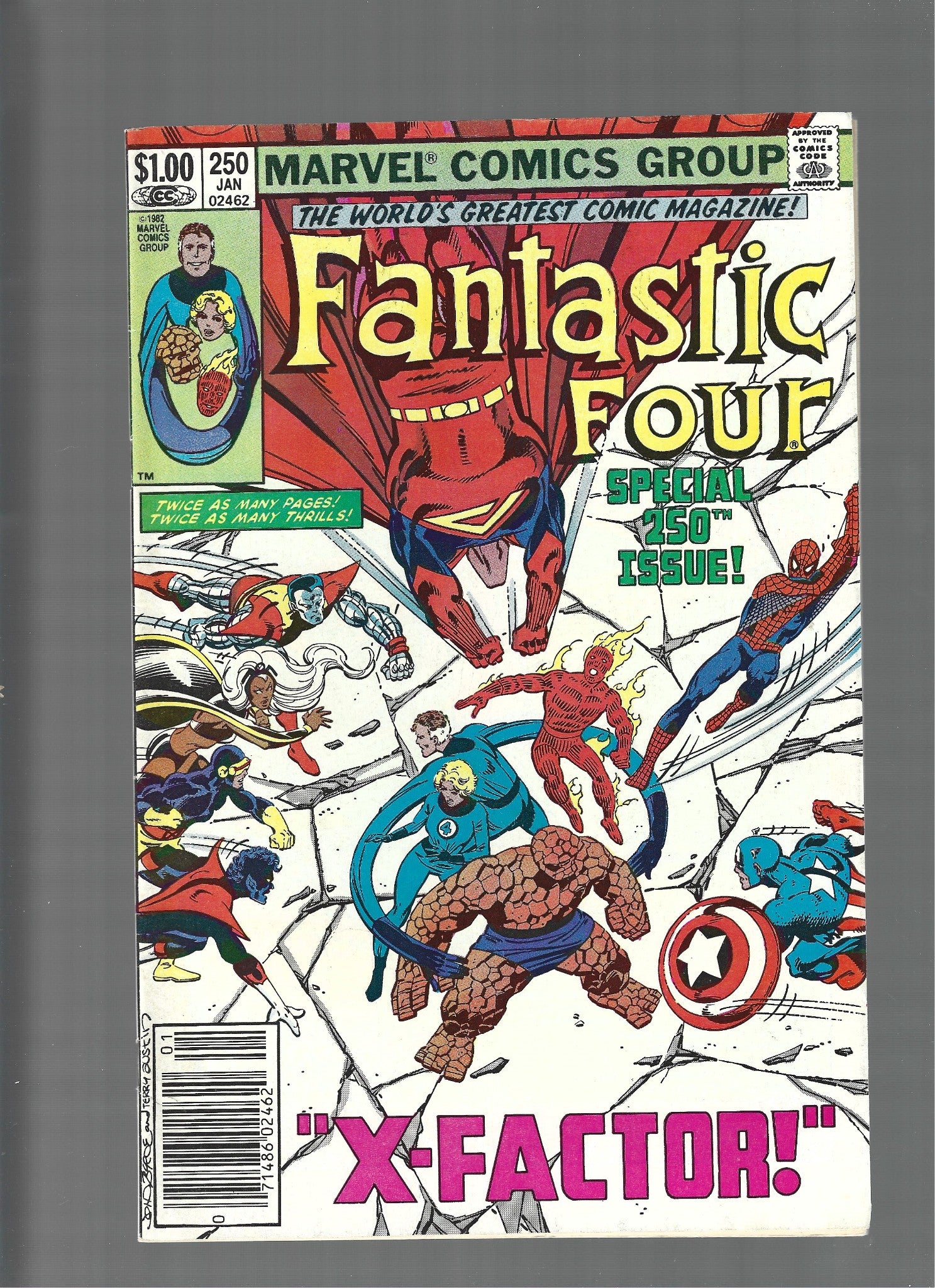 Fantastic Four #250 Newsstand VF  (LF008)