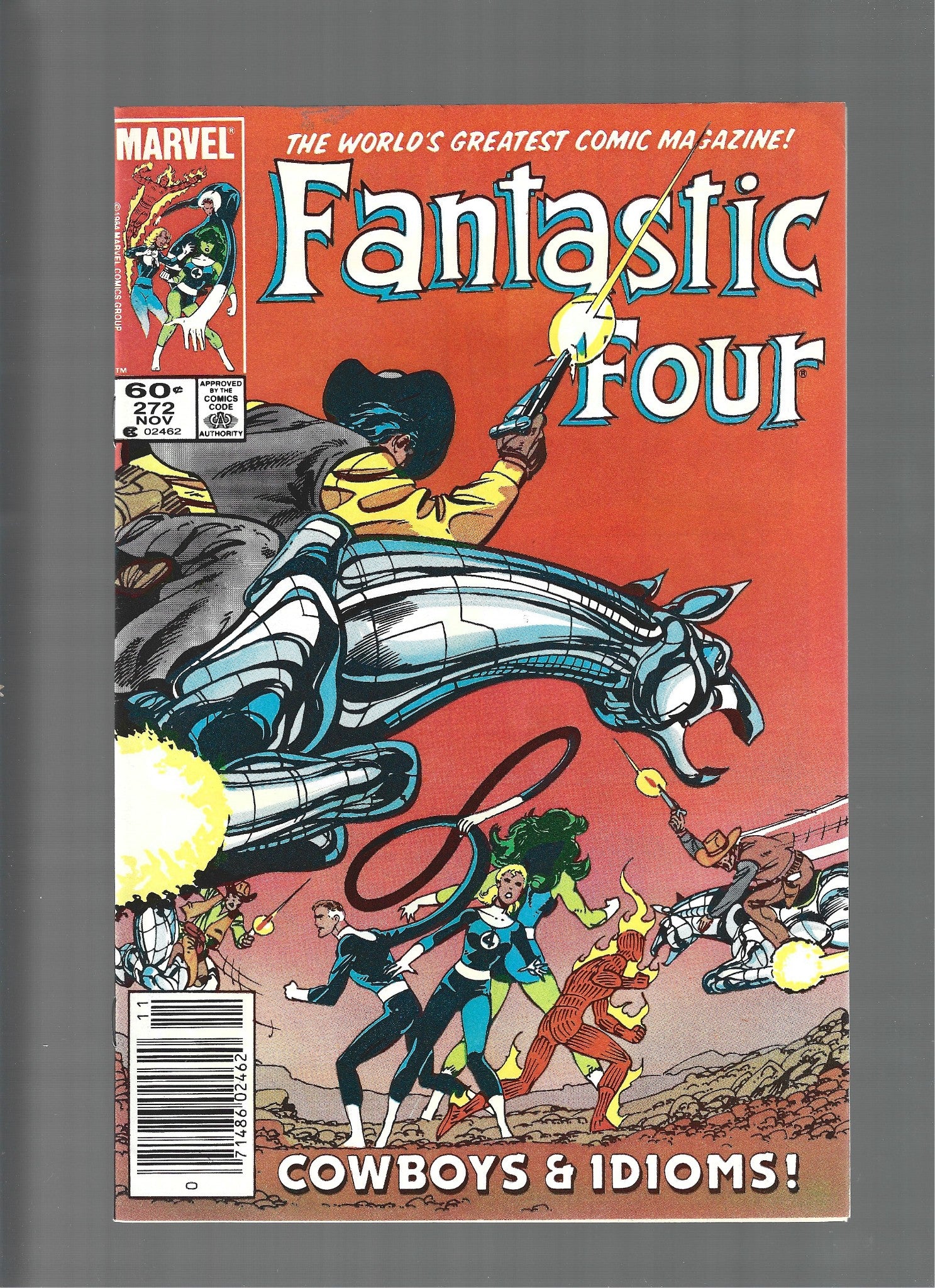 Fantastic Four #272 Newsstand VF+ (LF008)