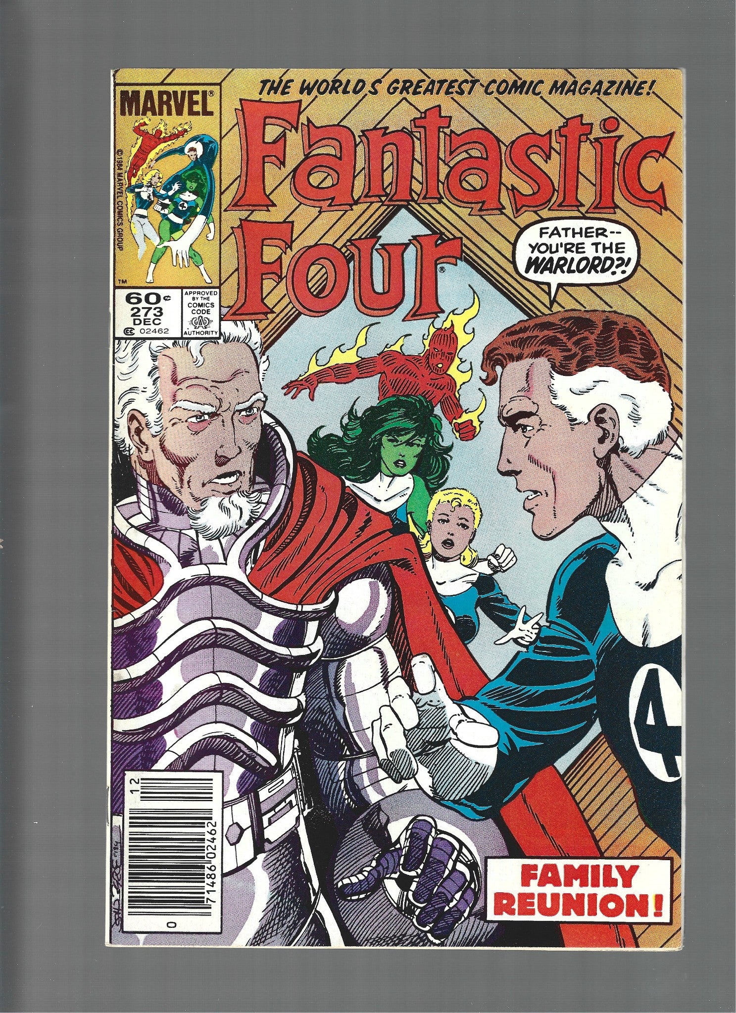 Fantastic Four #273 Newsstand VF+ (LF008)