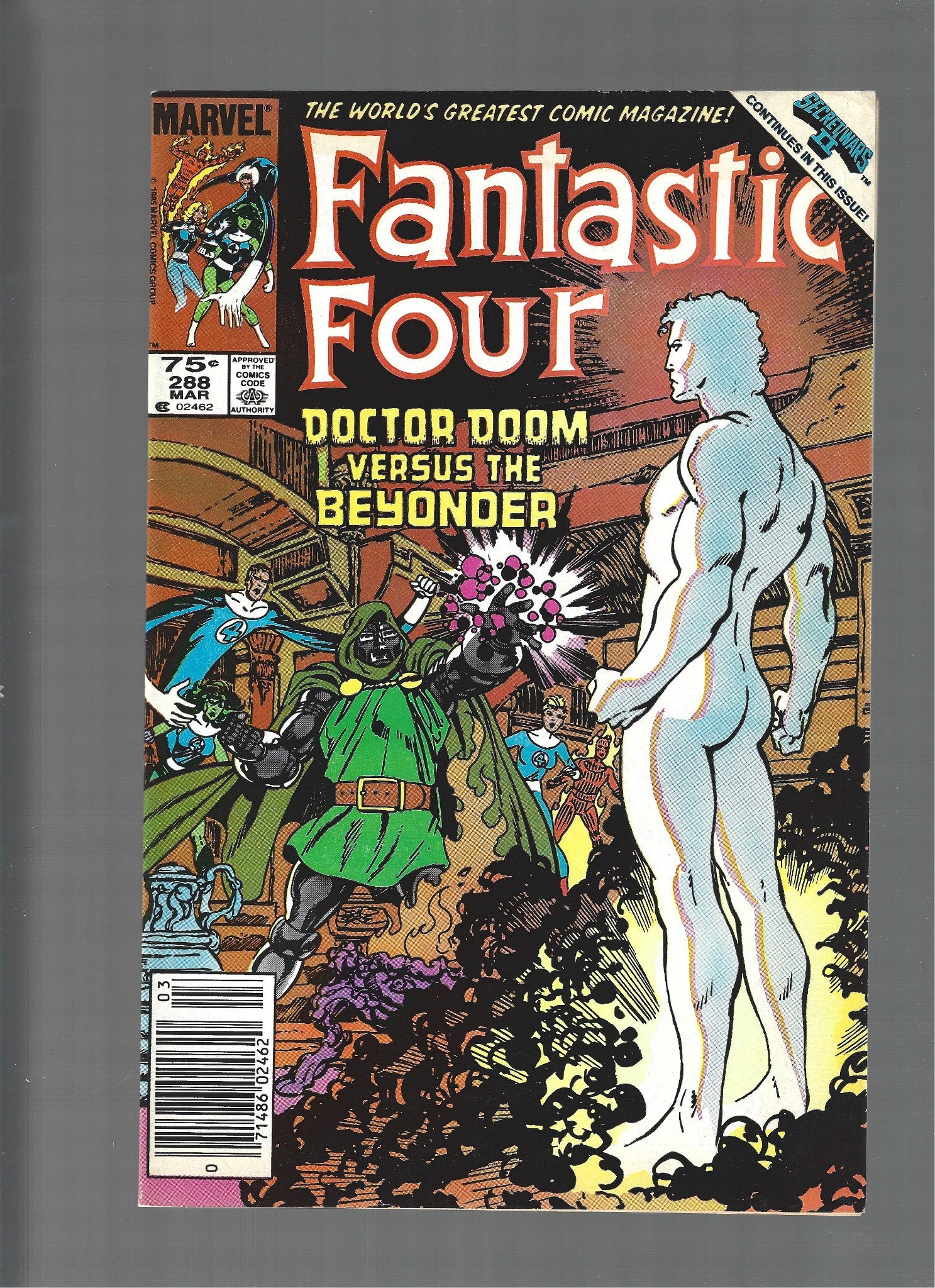 Fantastic Four #288 Newsstand VF+ (LF008)