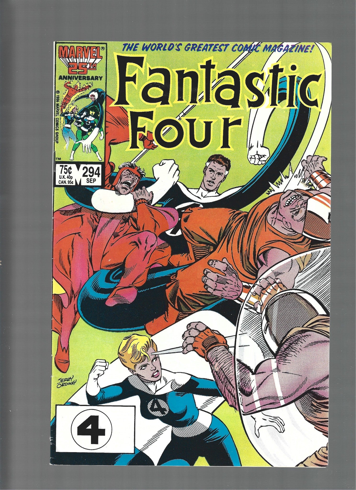 Fantastic Four #293 Newsstand VF-    (LF008)