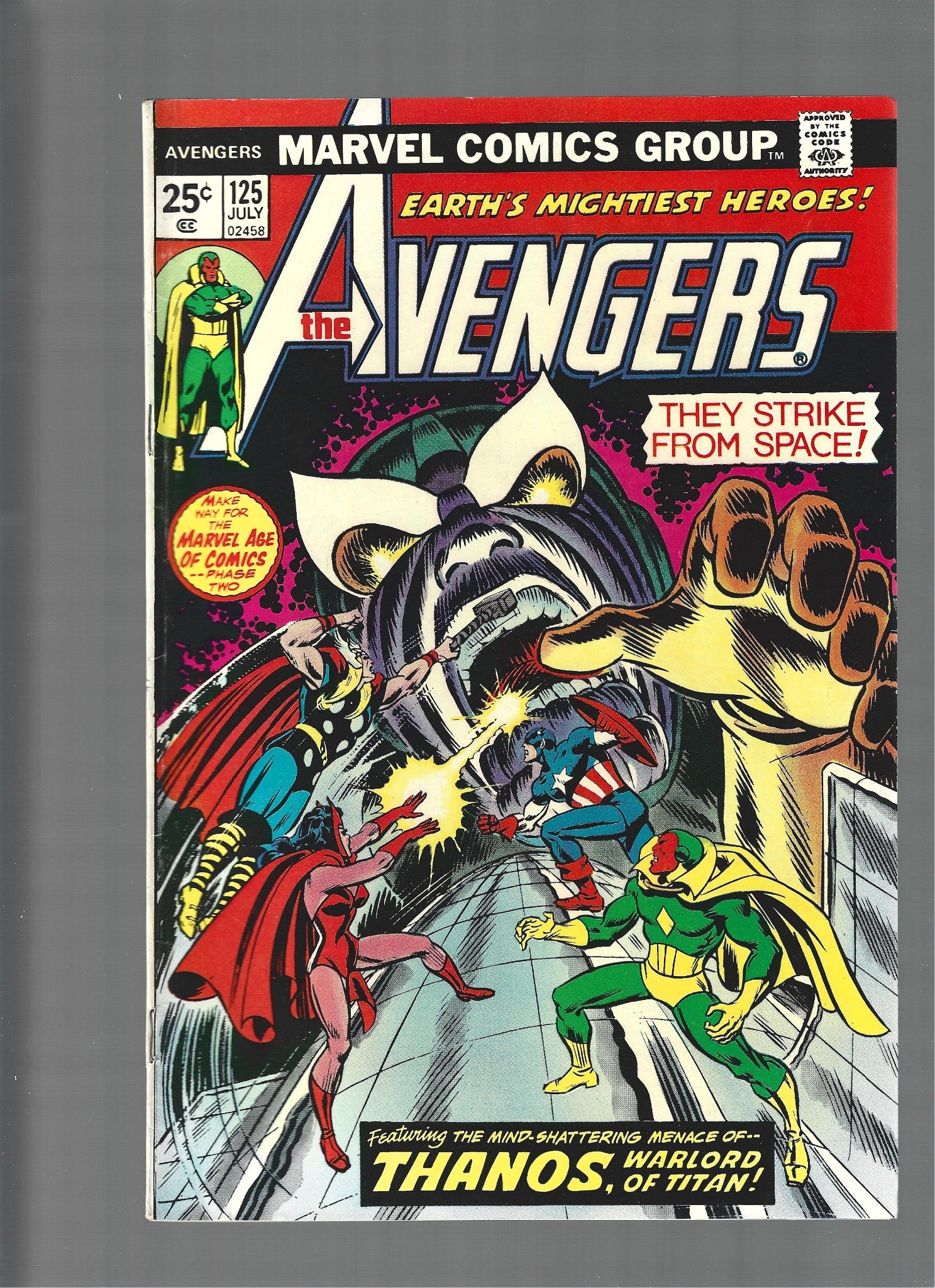 Avengers #125 (1974) VF-/VF (LF007)