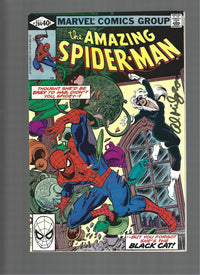 Amazing Spider-Man #204 3rd App Black Cat 1980 Signed by Al Milgrom VF- (CS01)