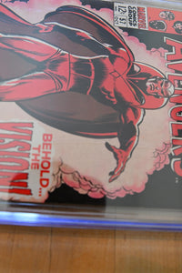 Avengers #57 CGC 6.0 OW PGS 1ST App. The Vision Blk Widow Ultron App. (L001)