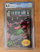 La Blue Girl #1 Bare Press Wraparound Cover CGC 8.5 W Pages(L001)