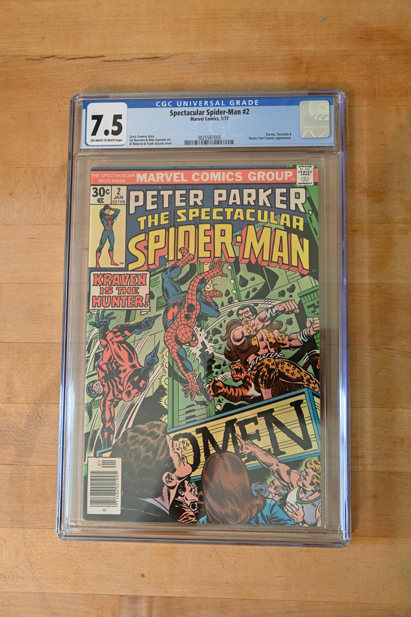 Peter Parker The Spectacular Spider-Man #2 CGC 7.5 (L001)