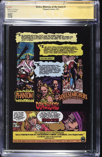 Elvira Mistress of the Dark #1 Photo Cover CGC SS 9.4 Signed by Cassandra