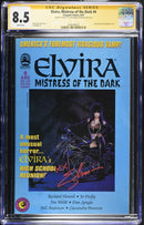 Elvira Mistress of the Dark #4 Photo Cover CGC SS 8.5 Signed by Cassandra