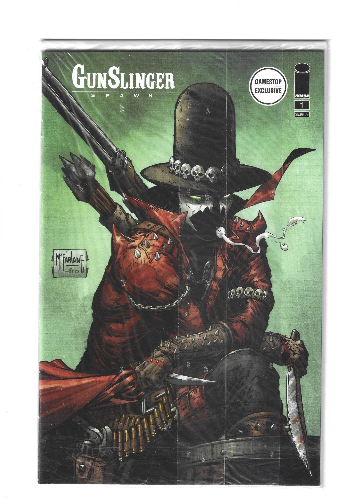 Gunslinger Spawn #1 Image Comics Gamestop Exclusive Variant NM (H004)