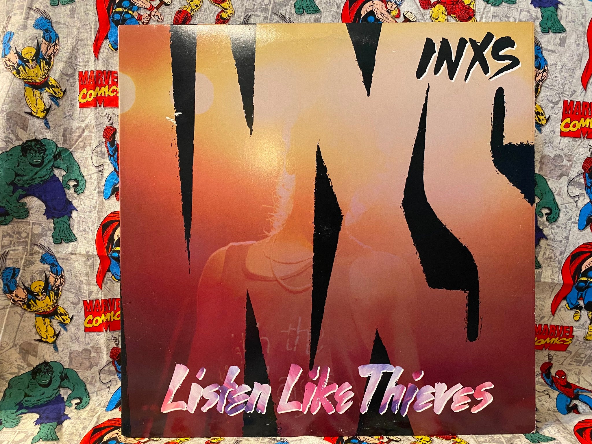 Inxs "Listen Like Thieves" VG/NM Estate Sale Record Vinyl Music Pop Rock