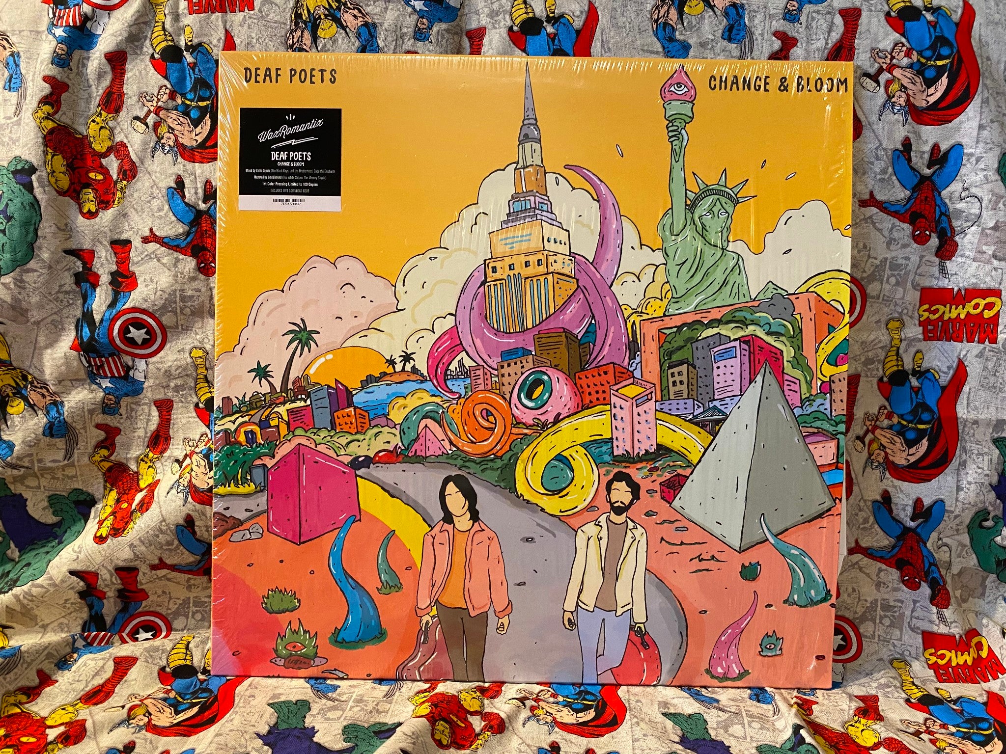 Deaf Poets "Change & Bloom" VG/NM Estate Sale Record Vinyl Music Rock