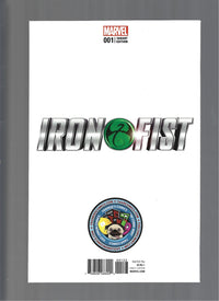 Iron Fist #1 (2017) Dell'Otto Virgin Sketch Variant Exclusive NM (LF006)