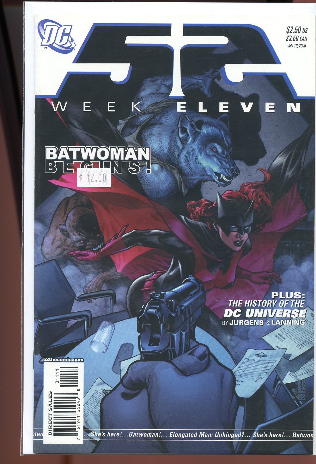 DC 52 Week #11 VF/NM 1st Full App & Cover Batwoman Kate Kane! J20