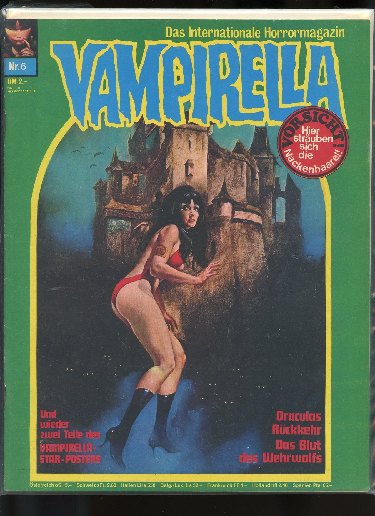 Vampirella (German Edition Pabel Publishing 1974) #6 VG/FN We combine ship! J107