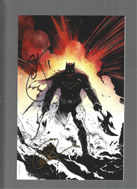 Dark Nights: Metal #1 Signed by Snyder & Capullo Comic Sketch Art NM  (LF007)