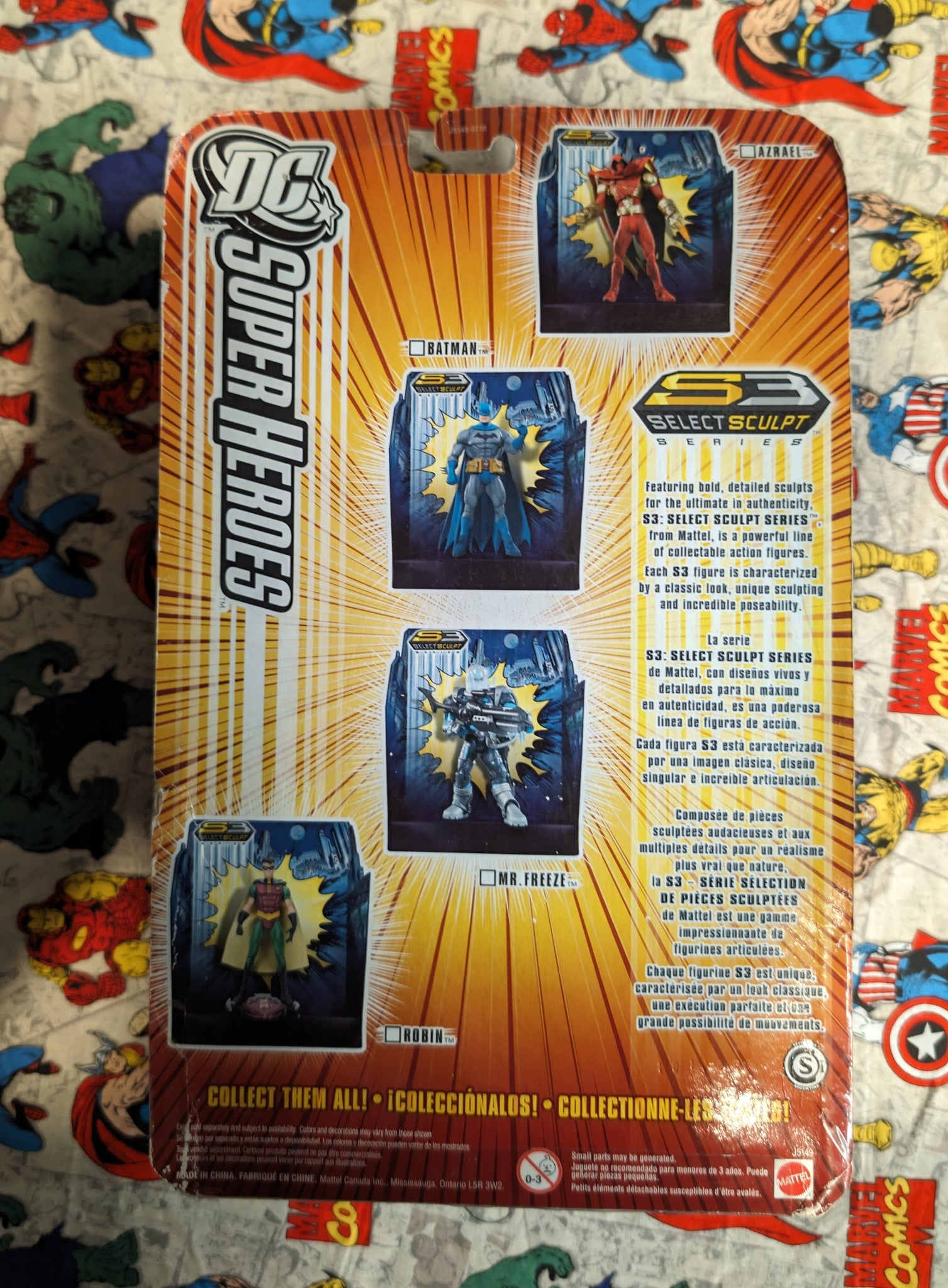 Mattel DC Super-Heroes Mr. Freeze S3 Select Sculpt Series 2006 NIB (S004)