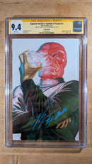 Captain America #11 VARIANT CGC 9.4 signed Ross Marquand RED SKULL ACTOR (H003)