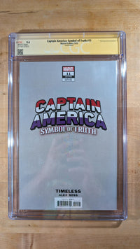 Captain America #11 VARIANT CGC 9.4 signed Ross Marquand RED SKULL ACTOR (H003)