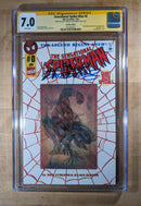 Sensational Spider-Man #0 Lenticular Red Web Variant CGC 7.0 SS JANSON & JURGEN