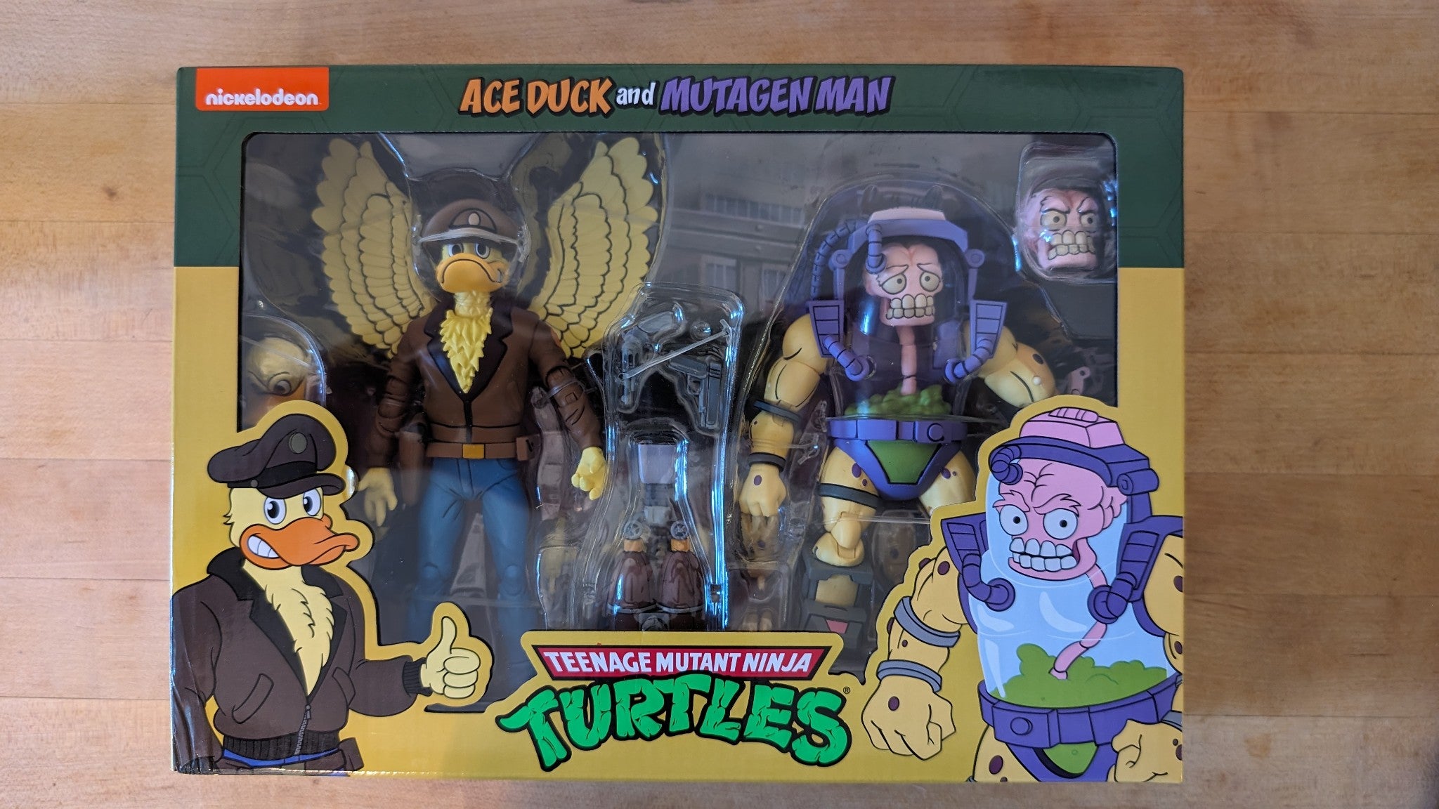 NECA TMNT Teenage Mutant Ninja Turtles Ace Duck and Mutagen Man  (LF002)