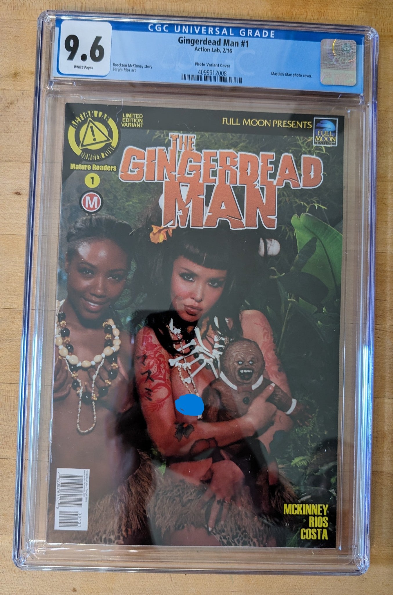 The Gingerdead Man #1 (Action Lab 2016) CGC 9.6 Masumi Max Photo Variant (LF005)