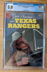 Jace Pearson of the Texas Rangers #9 (1955 Dell Comic) CGC 3.0  (LF005)